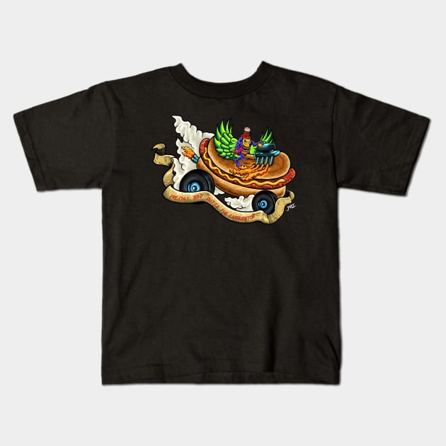 Hot Dog/Rod Racer Kids T-Shirt by Predator